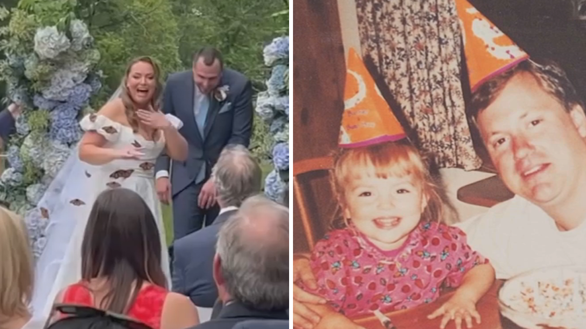 Cape Cod butterfly release wedding bride interview NBC Boston