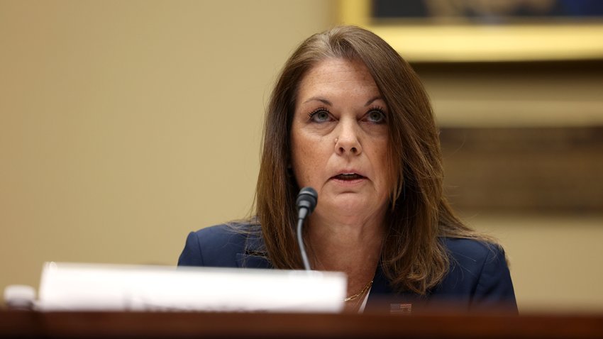 Kimberly Cheatle, director of the United States Secret Service, during a House Oversight and Accountability Committee hearing in Washington, D.C. on Monday, July 22, 2024.