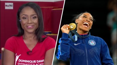 Simone Biles and Jordan Chiles will ‘absolutely' consider LA28, Dominique Dawes says