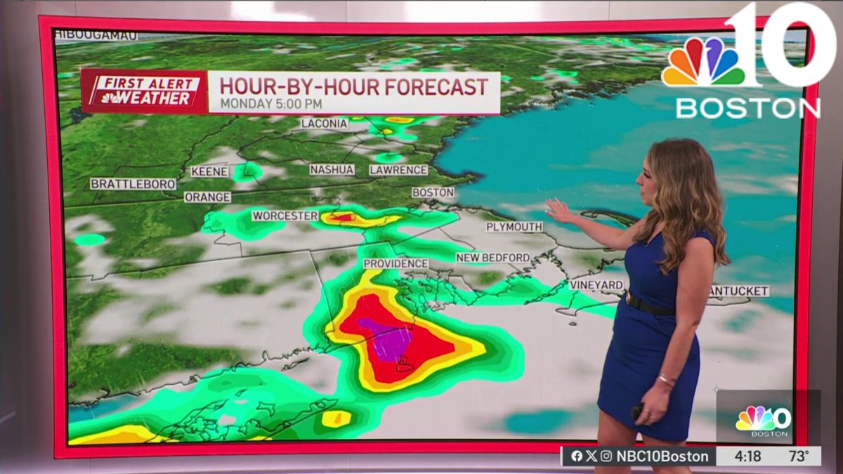 Weather forecast: Severe storms hit New England – NBC Boston
