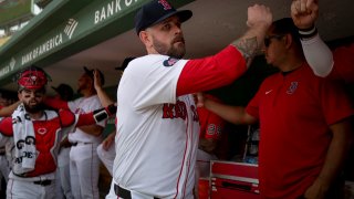 BOSTON, MA – AUGUST 11: James Paxton #65 of the Boston Red Sox reacts as he walks through the dugout before a game against the Houston Astros on August 11, 2024 at Fenway Park in Boston, Massachusetts. (Photo by Maddie Malhotra/Boston Red Sox/Getty Images)