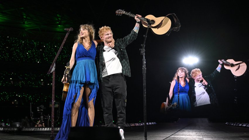 Taylor Swift and Ed Sheeran.