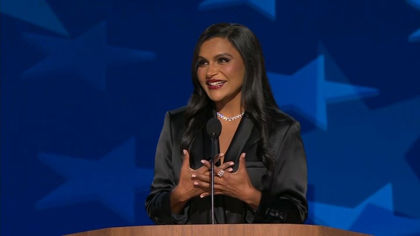 Mindy Kaling hosts the 2024 Democratic National Convention.