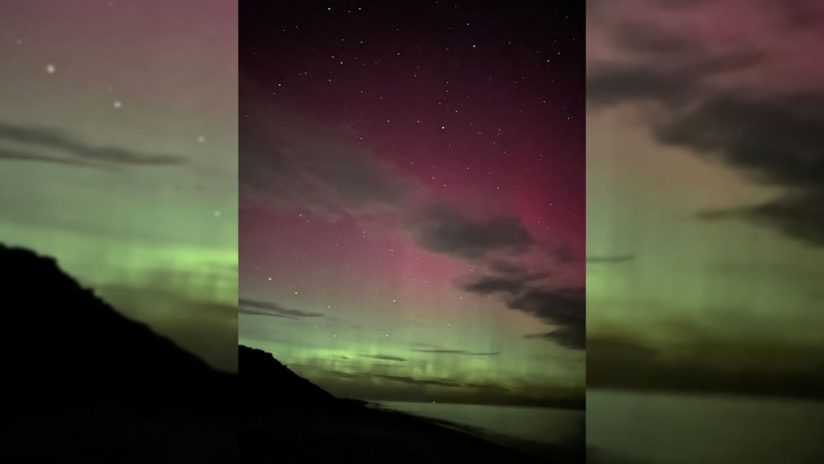 Northern lights Massachusetts video Aurora borealis during Perseid