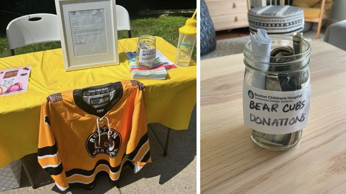 Update on fundraiser from hockey stand in Norwood, MA – NBC Boston