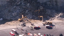 First responders at an industrial site in Sterling, Massachusetts, on Thursday, Aug. 22, 2024.