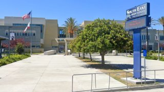 South East High School in South Gate, Calif.