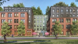 Dartmouth College is planning a $500 million housing investment, starting with this five-story residential building.