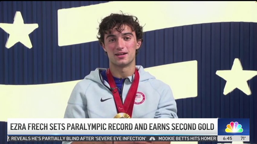 Ezra Frech sets Paralympic record and earns second gold