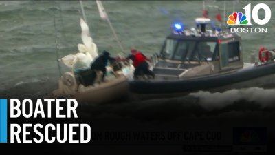 Boater rescued from rough waters off Cape Cod