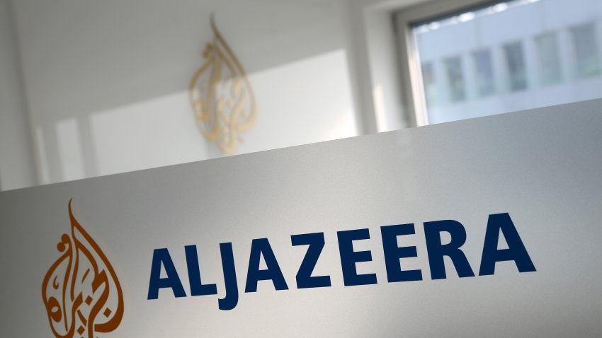 FILE - Al Jazeera logo