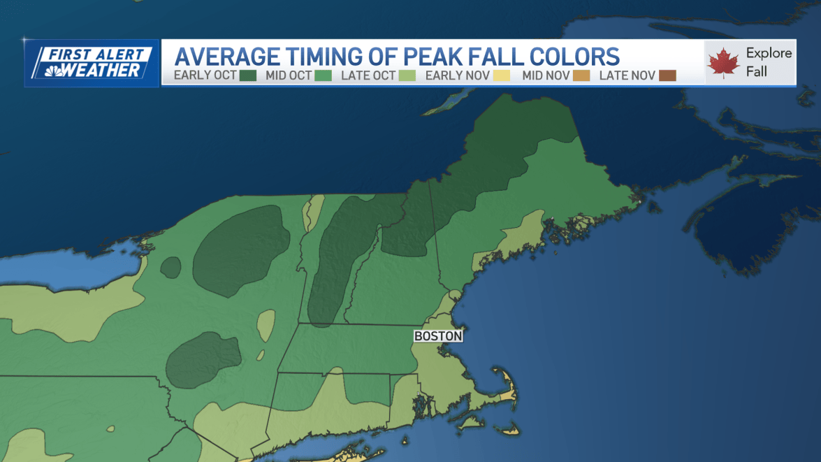 Normal Fall Fall foliage tracker: Peak timing in New England – NBC Boston