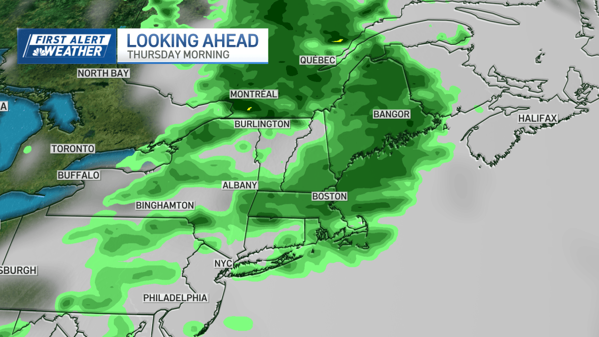 Tropical Cyclone 9 impacting tropics, rain in Mass. Thursday – NBC Boston