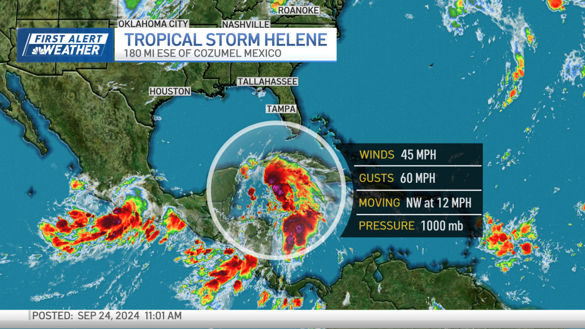 Tropical Storm Helene tracker No impact expected in Mass. NBC Boston