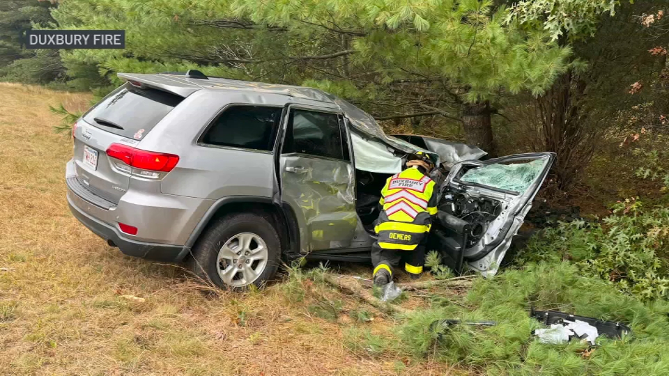 Duxbury MA Route 3 crash NBC Boston
