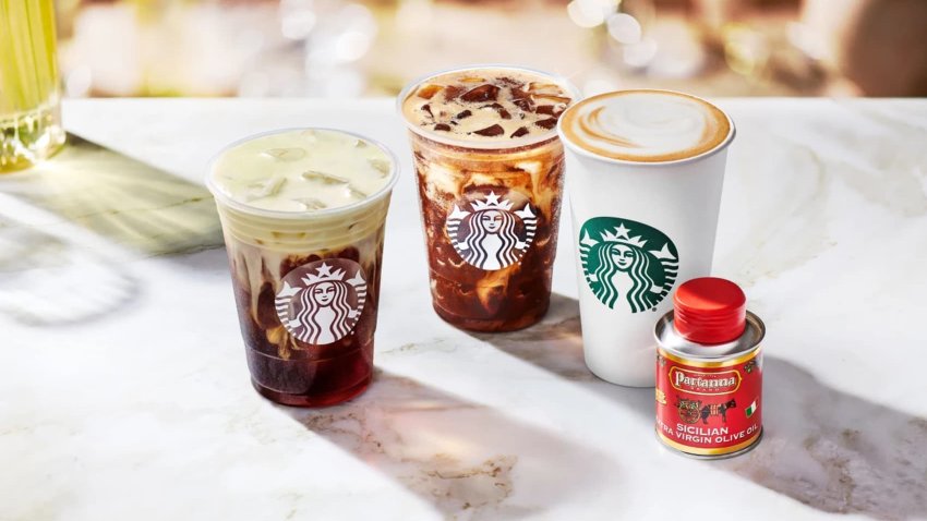 Starbucks’ Oleato coffee beverages.