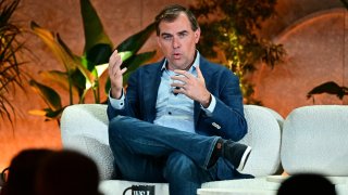 Matt Garman, CEO of Amazon Web Services, speaks during The Wall Street Journal’s Tech Live conference in Laguna Beach, California, on Oct. 21, 2024.