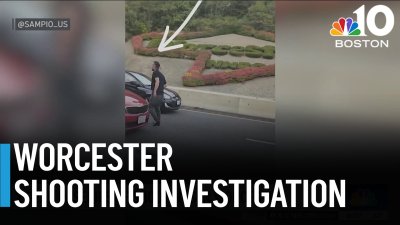 Video shows man fire at police on I-190 in Worcester