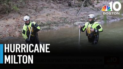 Mass. first responders helping after Hurricane Helene hunker down for Milton