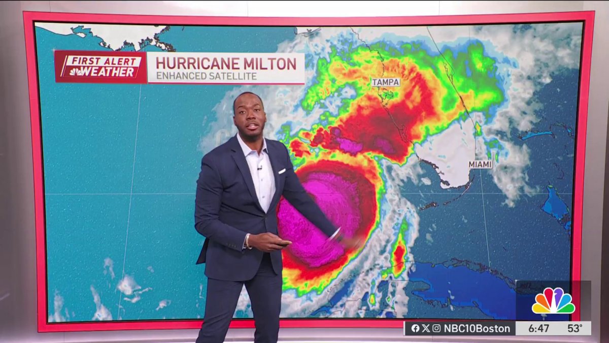 Forecast: Hurricane Milton nears landfall – NBC Boston