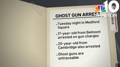 Ghost gun arrest in Medford