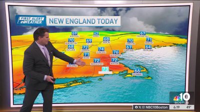 Warm weather continues in New England on Sunday