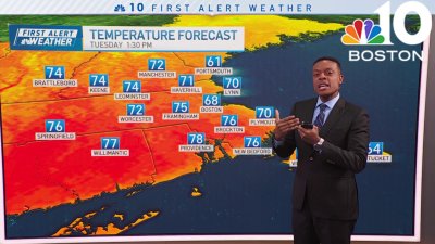 Summer-like temperatures across Greater Boston on Monday