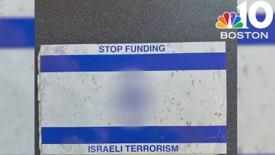 Antisemitic stickers found in Brookline