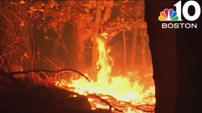 Firefighters continue battling stubborn brush fire in Salem