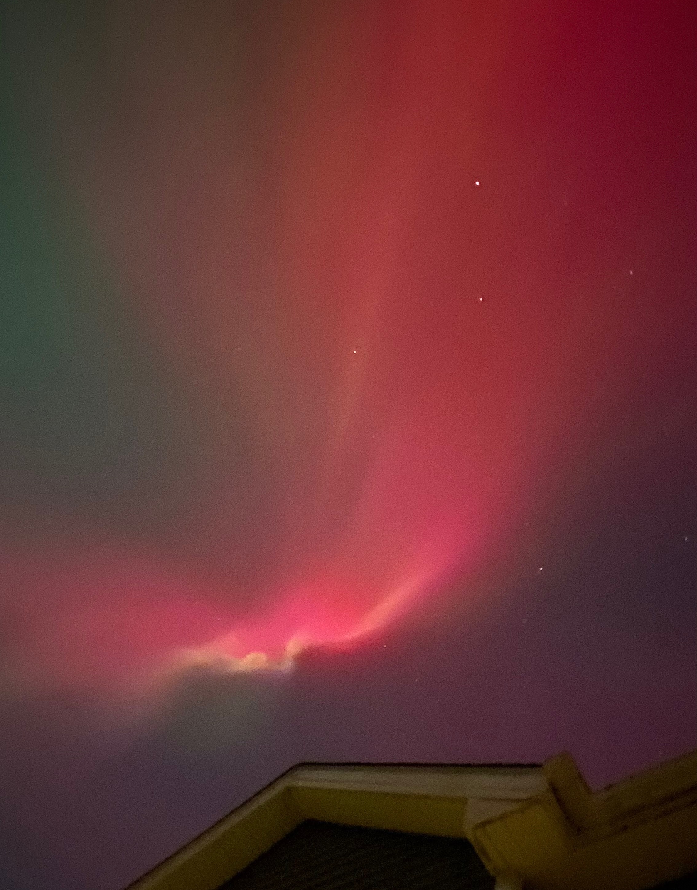 Geomagnetic storm view from Northborough, MA