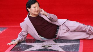 Ken Jeong at the ceremony honoring him with a star on the Hollywood Walk of Fame on Oct. 23, 2024 in Los Angeles.