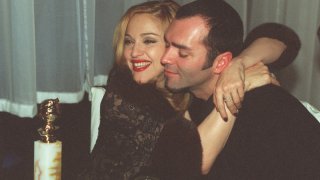 FILE - Madonna, with her brother Christopher Ciccone