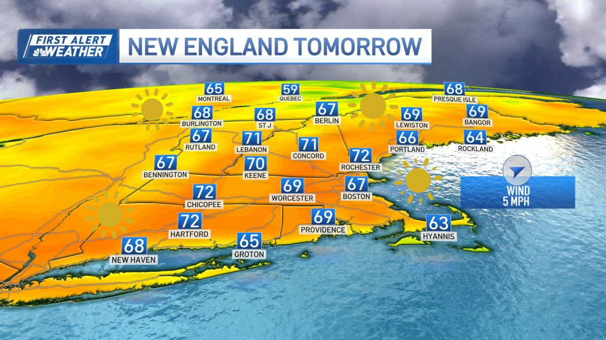 Boston weather forecast features sunny and warm weekend ahead NBC Boston