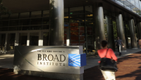 The Broad Institute, located in Cambridge, is a premier biomedical and genomic research hub.