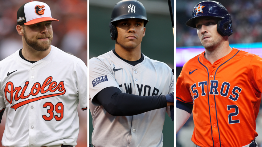 Corbin Burnes, Juan Soto and Alex Bregman