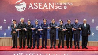 ASEAN leaders at the group’s summit in Jakarta, Indonesia, on Sept. 5, 2023.