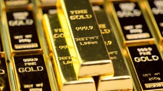 Gold prices were steady on Thursday, hovering close to record highs, on expectations of another big U.S. rate cut this year, although gains were limited ahead of remarks by key Federal Reserve policymakers later in the day.