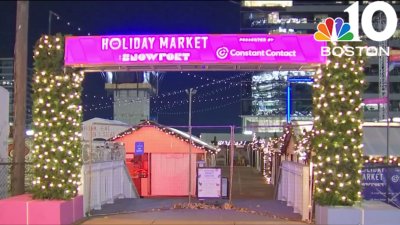 Snowport holiday market returns to Boston's Seaport on Friday