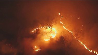 Massive brush fire in Lynn as dry conditions continue