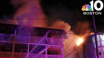 Crews battle fire in Southbridge on Union Street