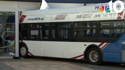 Person injured after bus crashes into building in Fitchburg