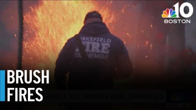 Brush fires taking toll on Mass. firefighters