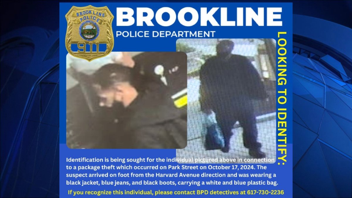 Police looking for man in connection to package theft in Brookline ...