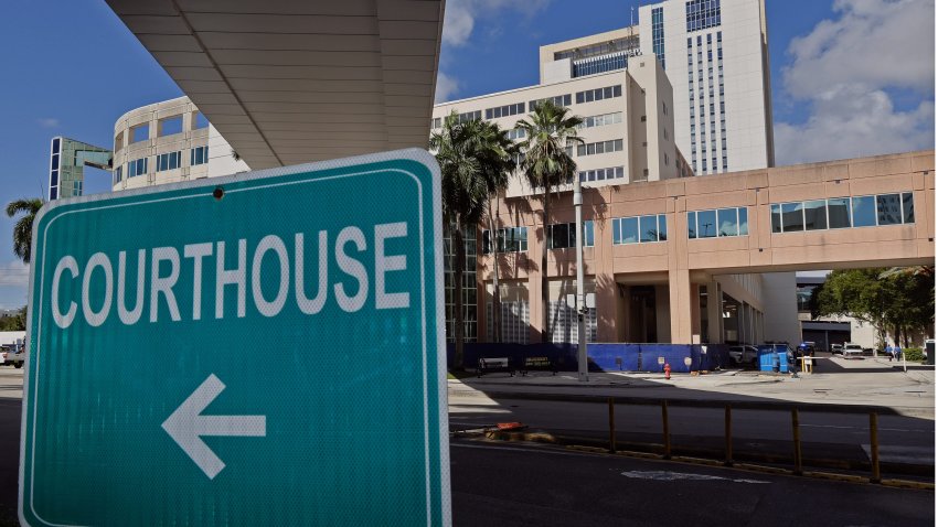 The Broward County Courthouse is shown in Fort Lauderdale, Florida,