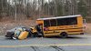 Driver killed in crash with NH school bus; bus driver, 2 children also injured