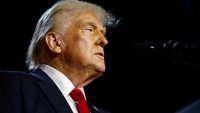 Donald Trump speaks during an election night event at the Palm Beach Convention Center on Nov. 6, 2024 in West Palm Beach, Florida.