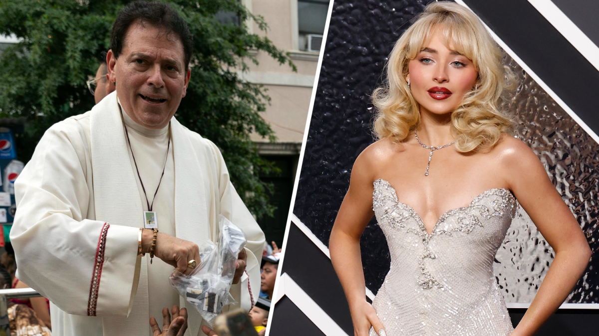 NYC priest who allowed Sabrina Carpenter to shoot a music video in ...