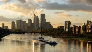 Frankfurt skyline, Nov. 2024