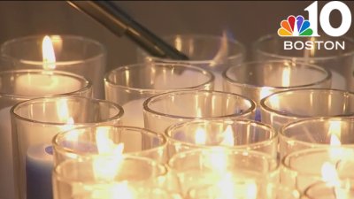 Endicott College holds campus vigil for fallen police sgt.