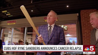 Cubs legend Ryne Sandberg announces cancer relapse in somber health update